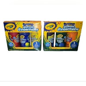 Crayola Washable Finger Paint Bundle